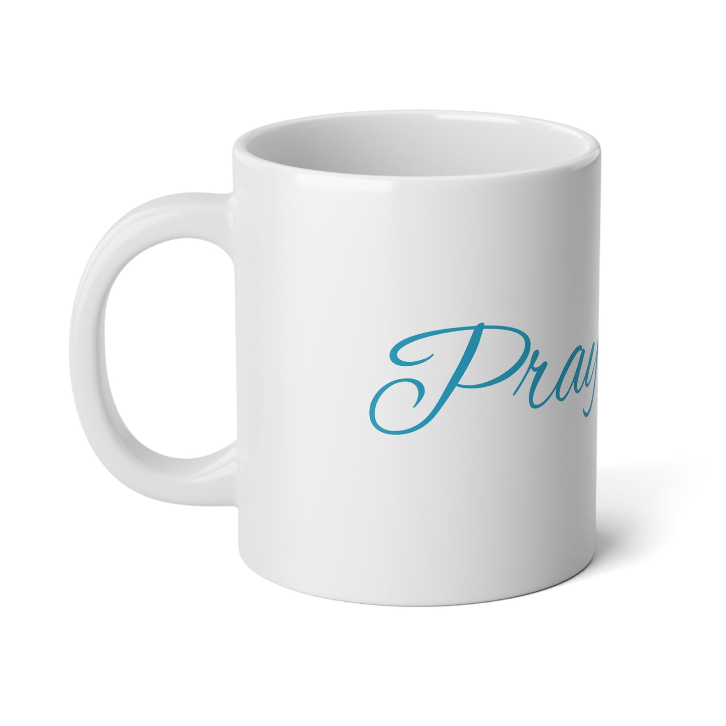 Inspirational Jumbo Mug - 20oz, Pray Boldly Coffee Cup, Motivational Drinkware, Perfect Gift for Faith, Daily Inspiration Mug
